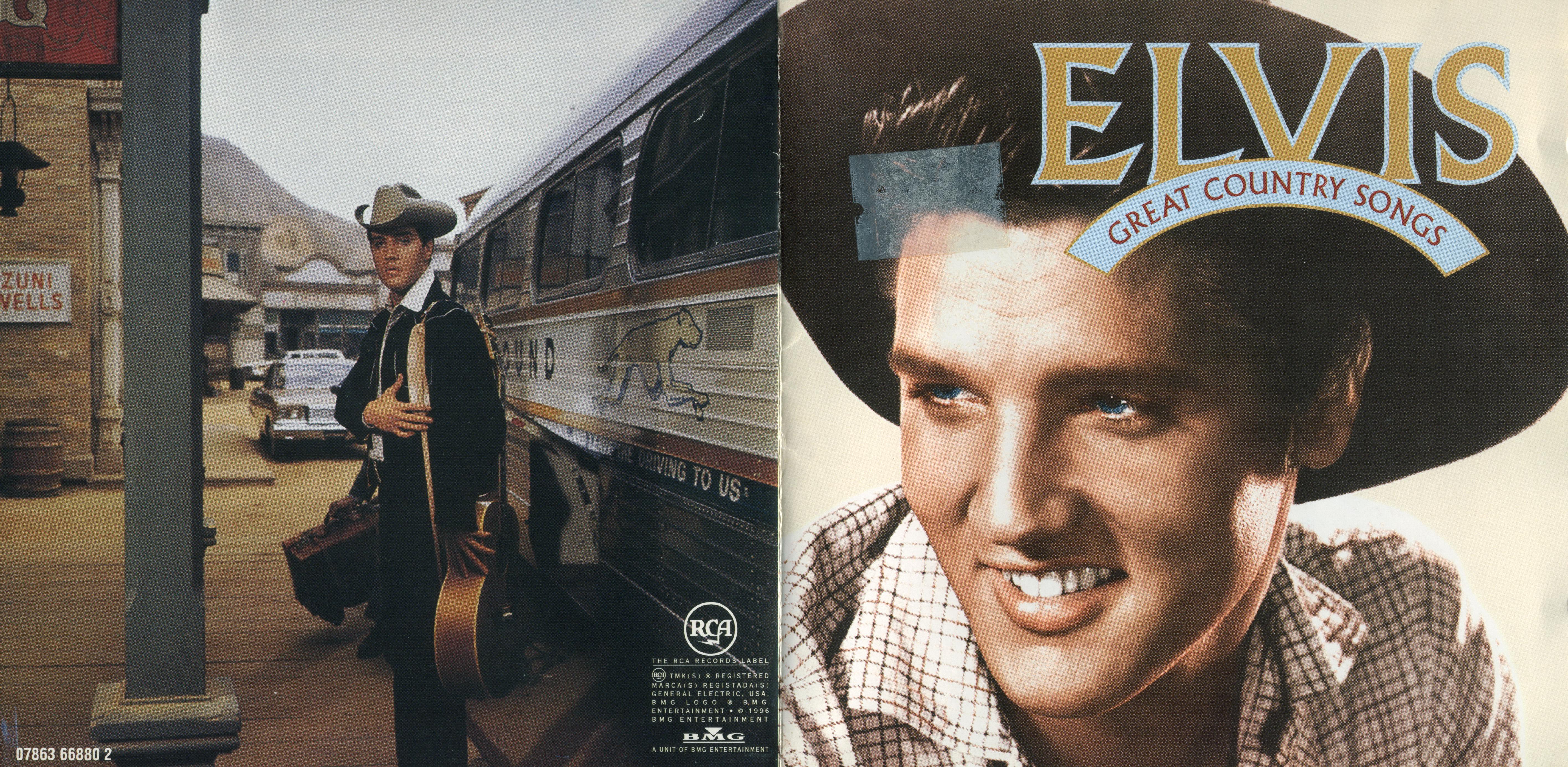 Elvis Presley  Great Country Songs : Front + Inlay